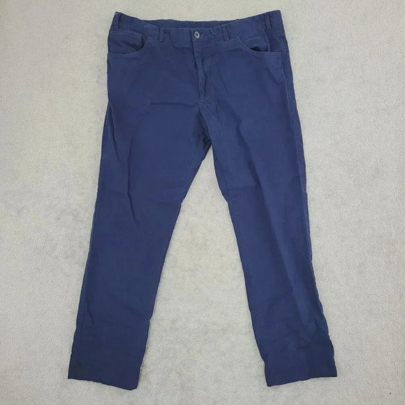 Santorelli Mens Luigi Pants Size 40x30  Blue Chino Stretch Made In Italy  27PT - Picture 1 of 7